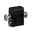 Système sur câbles Socket Porte-lampe GX5,3 max. 50W 12V Noir Connecteur de câble métallique noir avec vis pour connexion électrique sécurisée en éclairage