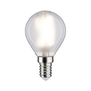 Small LED bulb with E14 base and clear glass for energy-efficient lighting solutions