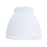 Abat-jour en verre blanc à surface lisse pour luminaires LED modernes au plafond