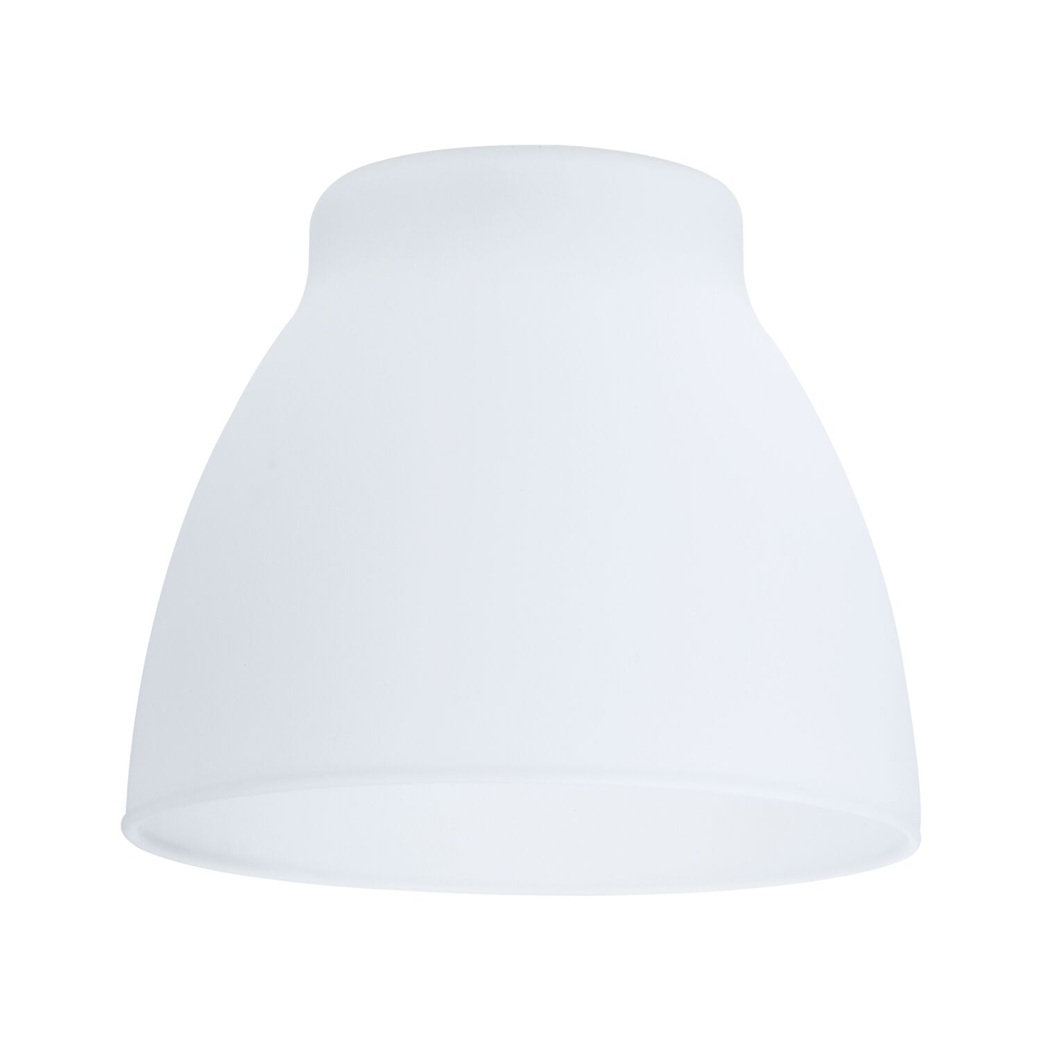 Weißer Lampenschirm aus Glas mit glatter Oberfläche für moderne LED-Deckenleuchten