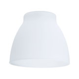Abat-jour en verre blanc à surface lisse pour luminaires LED modernes au plafond