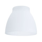 Abat-jour en verre blanc à surface lisse pour luminaires LED modernes au plafond
