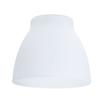 Abat-jour en verre blanc à surface lisse pour luminaires LED modernes au plafond