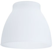 White glass lampshade with smooth surface for modern indoor lighting solutions