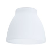 White glass lampshade with smooth surface for modern indoor lighting solutions