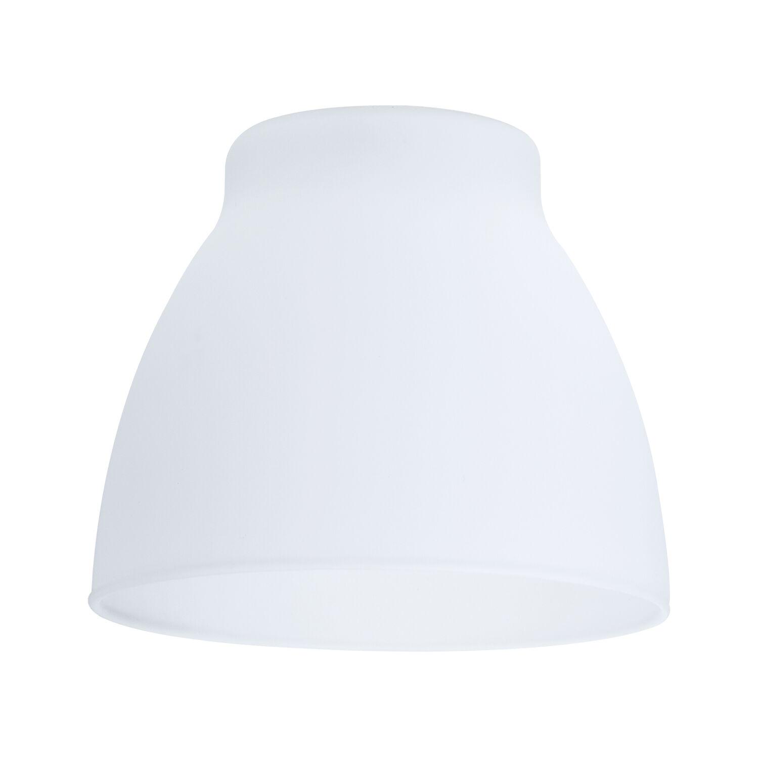 White glass lampshade with smooth surface for modern indoor lighting solutions