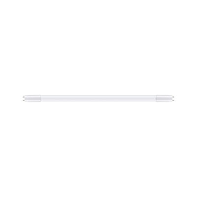 White plastic LED tube with two pins, energy-saving fluorescent light for lighting solutions