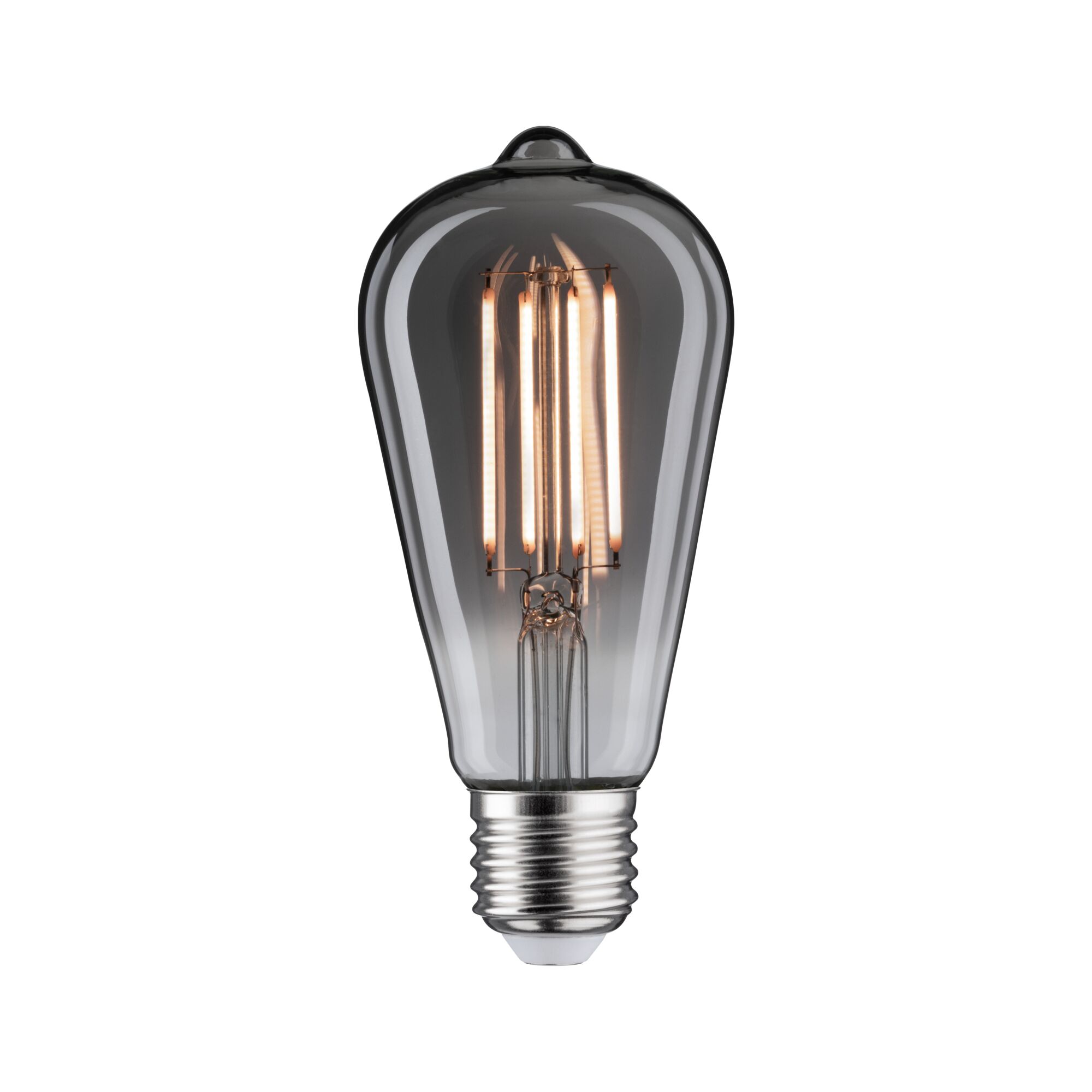 1879 Filament 230 V LED-kolf Rustika E27 Dim 385lm 7,5W 2200K dimbaar Rookglas Retro LED-lamp met rookglas en E27-fitting voor energiezuinige verlichting
