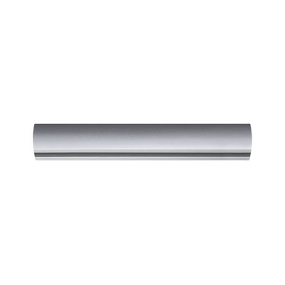 Schlanke Aluminium-Wandleuchte in Silber mit modernem Design für energiesparende LED-Beleuchtung