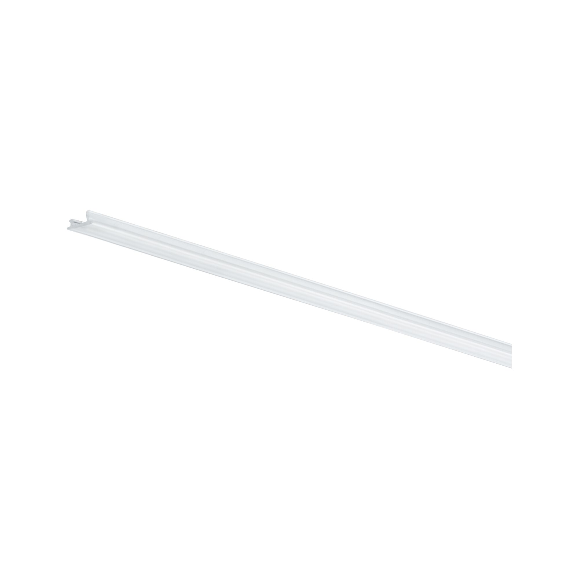 Couvercle en plastique blanc transparent pour rail LED, adapté aux systèmes d'éclairage modernes