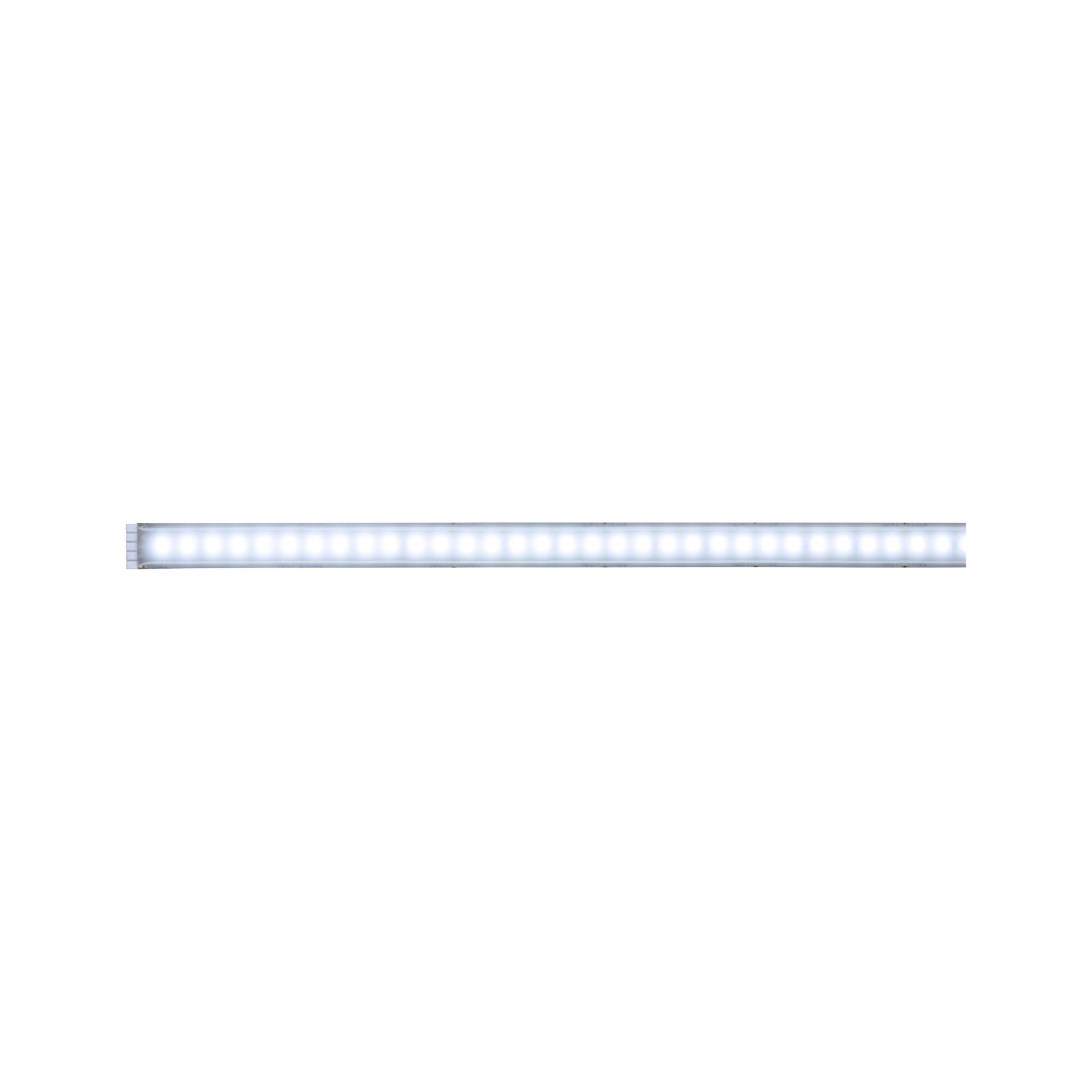 Long white LED strip with aluminum housing for modern indoor lighting solutions
