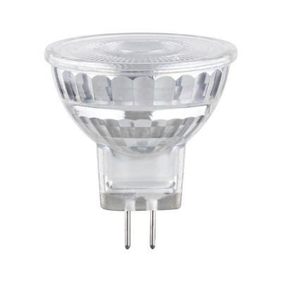 Clear MR16 LED bulb with two metal pins, energy-saving lamp for spotlight lighting
