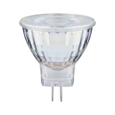 Clear MR16 LED bulb with two metal pins, energy-saving lamp for spotlight lighting