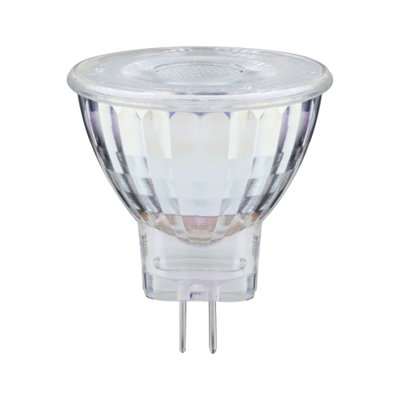 Klares MR16 LED-Leuchtmittel mit zwei Metallstiften, energiesparende Lampenfassung für Spotbeleuchtung