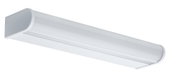 Witte LED-wandlamp van kunststof met afgerond ontwerp voor moderne binnenverlichting