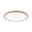 Panneau LED Atria Shine Backlight IP44 rond 293mm 16W 1600lm 4000K Esthétique bois Plafonnier LED rond avec cadre en bois chêne clair pour éclairage intérieur moderne