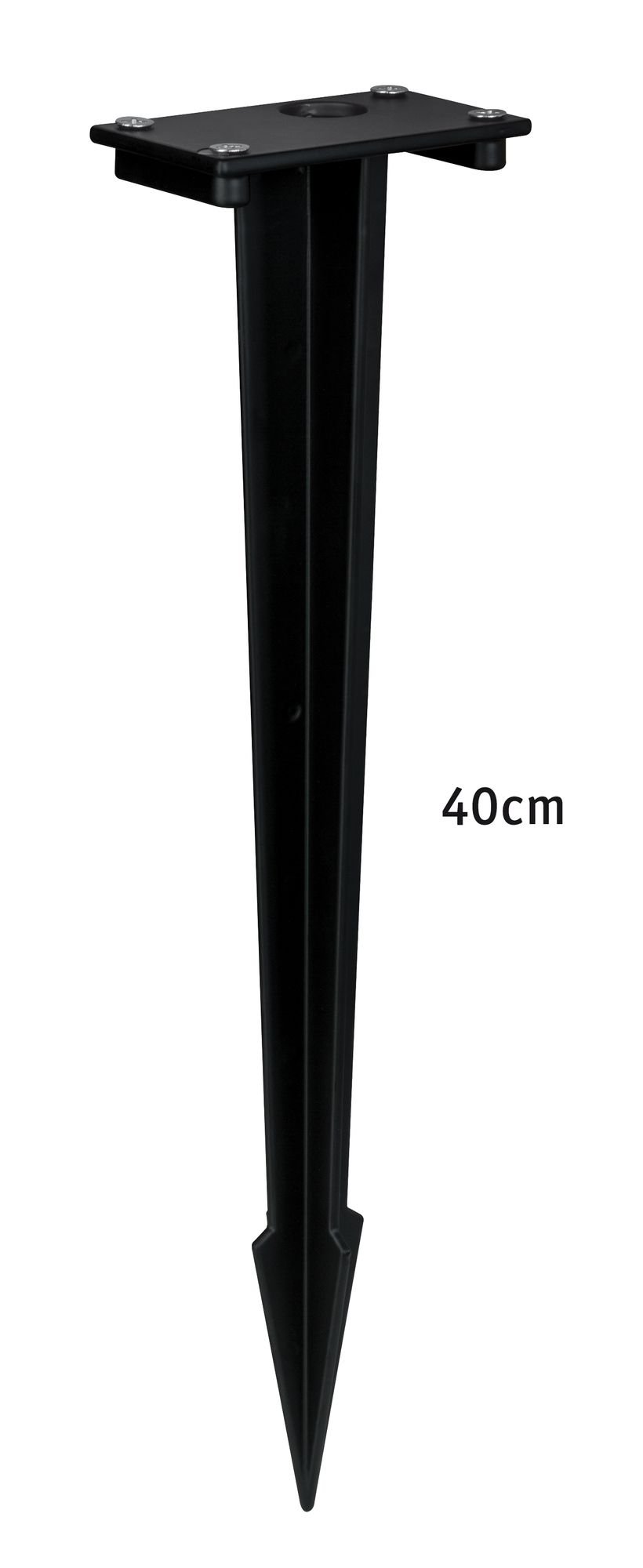 Plug & Shine LED Pollerleuchte Cone Einzelleuchte IP67 3000K 4,3W Silber/Anthrazit