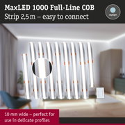MaxLED 1000 Full-Line COB LED strip 2.5 m daylight white, 10 mm wide for delicate profile lighting