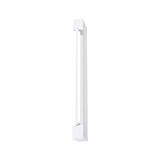 Slim white metal LED wall light with modern design for indoor lighting solutions