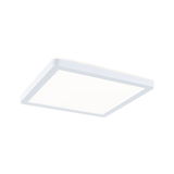 Square white LED ceiling light made of plastic for modern room lighting