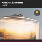 LED-Bilderleuchte aus gebürstetem Metall mit warmweißem Licht 3000K für Wandbilder
