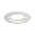 Premium Spot encastré LED IP44 rond 79mm GU10 max. 50W 230V gradable Blanc Spot encastré LED rond blanc avec lentille en verre pour éclairage économique