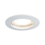 Ronde witte LED-inbouwspot met glazen lens voor energiezuinige verlichting
