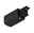 ProRail3 Alimentation électrique Fin Droit 99,5x35mm max. 3680W Noir Boîtier noir en aluminium pour rail lumineux avec vis pour systèmes d'éclairage flexibles