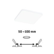 Weißes quadratisches LED-Deckenlicht mit verstellbarem Abstand von 50 bis 100 mm für moderne Beleuchtung