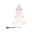 Plug & Shine LED-lysobjekt Tree IP67 3000K 2W Hvid Hvid LED-dekorationstræ i plastik med kabel til stemningsfuld julebelysning