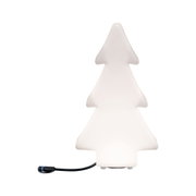 Weißer LED-Dekobaum aus Kunststoff mit Kabel für stimmungsvolle Weihnachtsbeleuchtung