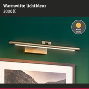 Moderne wandlamp van geborsteld metaal met warm wit 3000K LED-licht voor woonruimtes