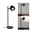 Lampe à poser LED 3-Step-Dim Puric Pane 2700K 400lm 5,5W Noir Lampe de bureau LED noire en métal avec base ronde et tête réglable pour éclairage d'accentuation