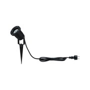 Projecteur LED de jardin noir avec piquet et câble pour éclairage extérieur et accents de jardin
