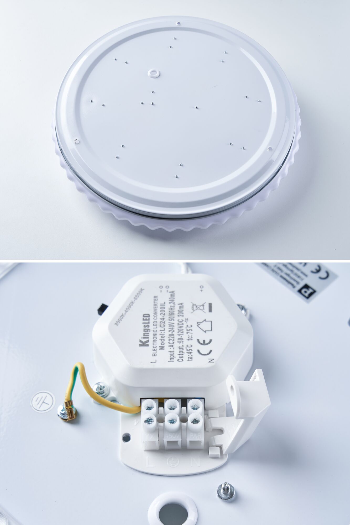 LED Deckenleuchte Verona White Select 375mm 230V 21,2W Weiß