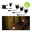 Plug & Shine LED-grondinbouwlamp Floor Basisset insectvriendelijk IP67 2200K 3x4,5W Antraciet Set van drie zwarte metalen LED-grondspots met warm wit licht voor tuinverlichting