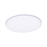 Round white LED ceiling light with matte plastic for energy-efficient room lighting
