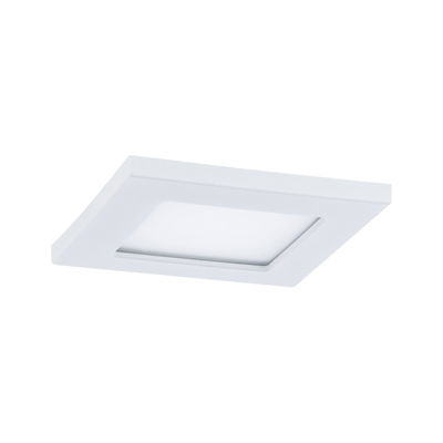 Plafonnier LED carré blanc en plastique pour éclairage intérieur moderne