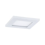 Plafonnier LED carré blanc en plastique pour éclairage intérieur moderne