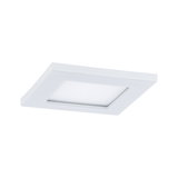 Plafonnier LED carré blanc en plastique pour éclairage intérieur moderne