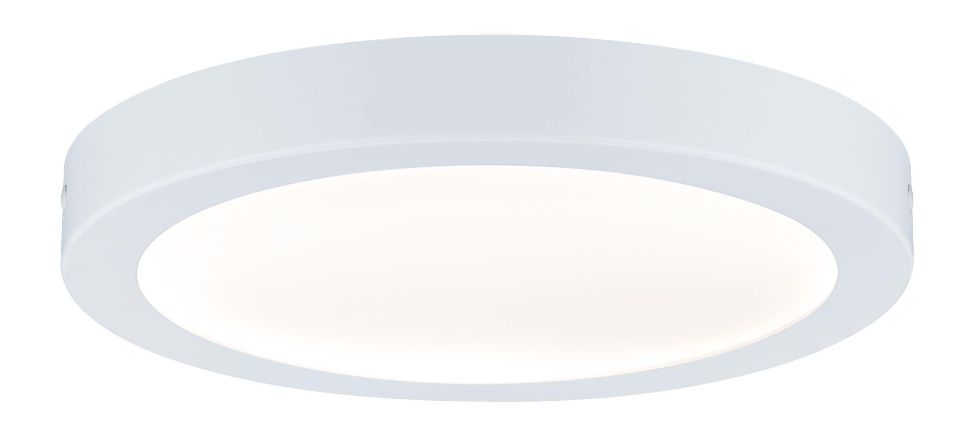 Panneau LED Abia rond 300mm 22W 2200lm 2700K Blanc Plafonnier LED rond en métal blanc avec diffuseur pour un éclairage uniforme et design moderne
