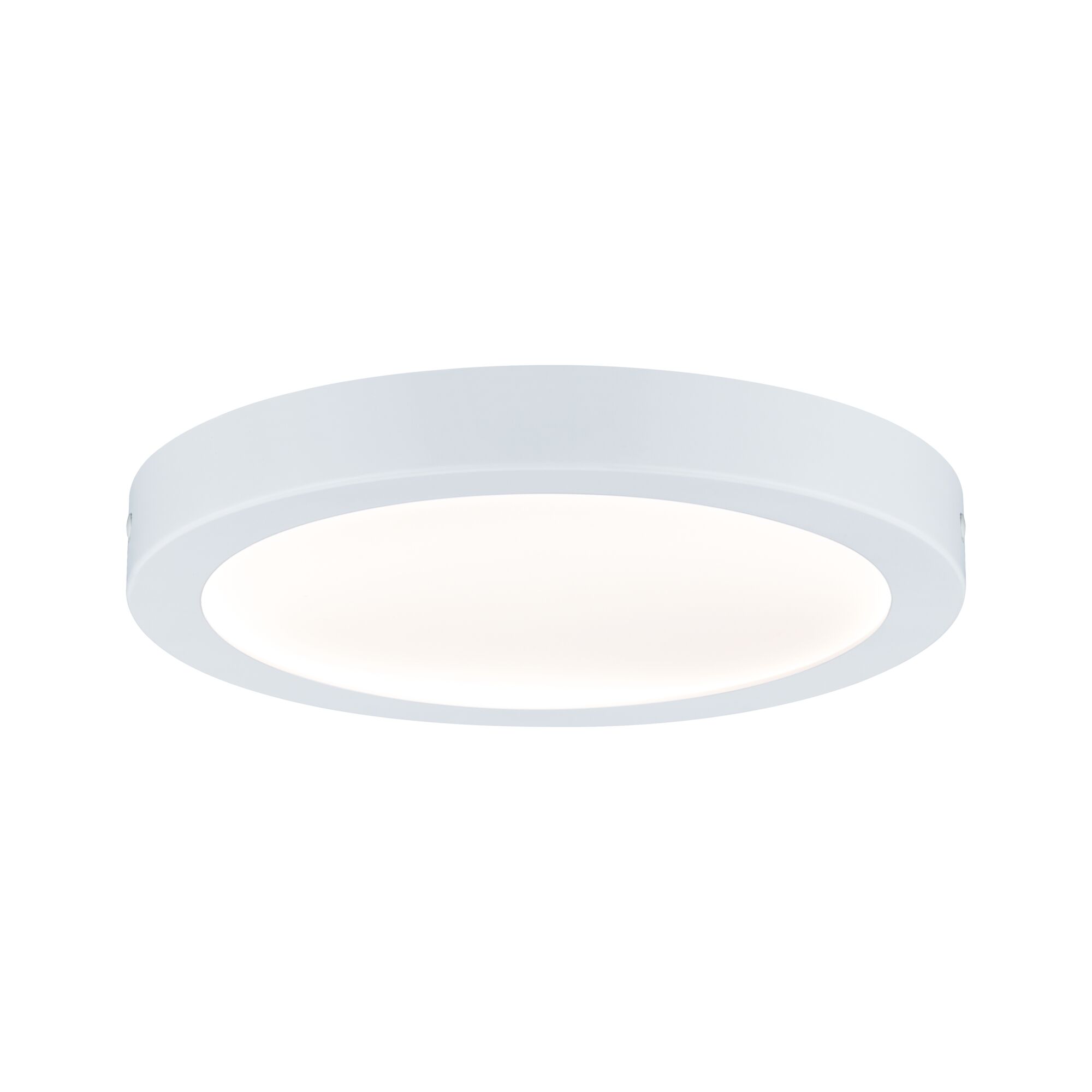 Panneau LED Abia rond 300mm 22W 2200lm 2700K Blanc Plafonnier LED rond en métal blanc avec diffuseur pour un éclairage uniforme et design moderne