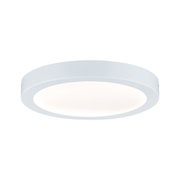 Ronde witte metalen LED-plafondlamp met diffuser voor gelijkmatige verlichting en modern design