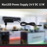 MaxLED Netzteil 24 V DC 12 W in Schwarz mit Kabel und Steckverbinder für LED-Beleuchtung