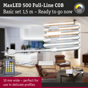 MaxLED 500 LED strip 1.5m with tunable white light, remote control and power supply included