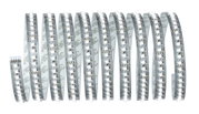 Bande LED flexible avec LEDs blanches sur circuit argenté, alimentation 24V, ruban lumineux