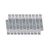 Flexibler LED-Streifen in Silber mit warmweißen LEDs für moderne Lichtakzente und Raumbeleuchtung