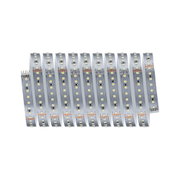 Flexibler LED-Streifen in Silber mit warmweißen LEDs für moderne Lichtakzente und Raumbeleuchtung
