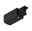 ProRail3 Alimentation électrique Fin Gauche 99,5x35mm max. 3680W Noir Boîtier en plastique noir avec vis pour éclairage sur rail LED, accessoire moderne
