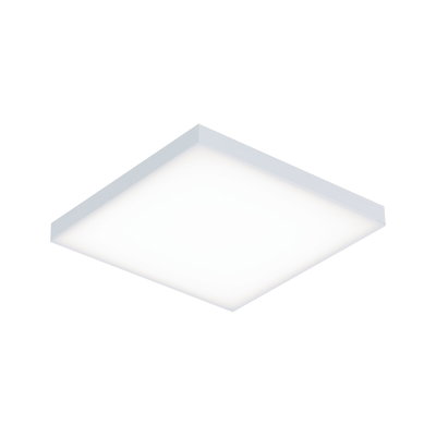 Plafonnier LED carré blanc au design fin pour un éclairage intérieur moderne